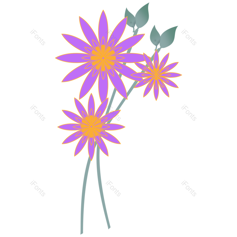 小花图片,春季元素,春天花朵PNG,春天免抠素材